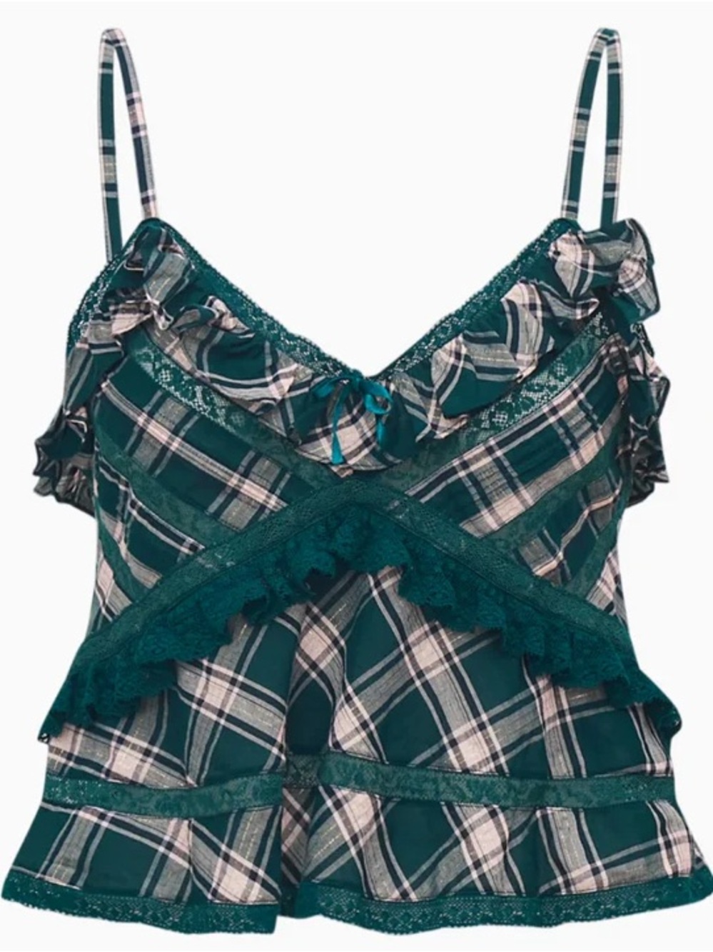 LOVE SHACK FANCY - SORMINA TOP - MISTLETOE KISS
